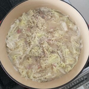白菜の味噌クリーム煮